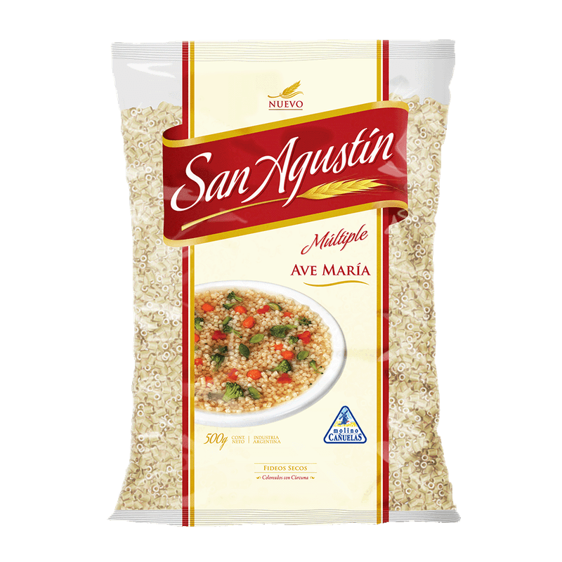 Fideos SAN AGUSTIN Ave Maria 500g