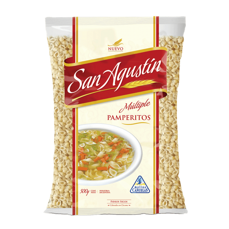 Fideos SAN AGUSTIN Pamperitos 500g