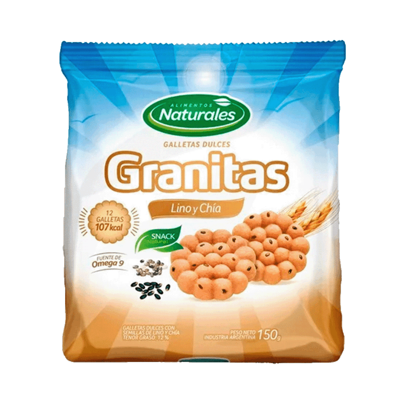 Galletitas GRANITAS Lino y Chia 150g