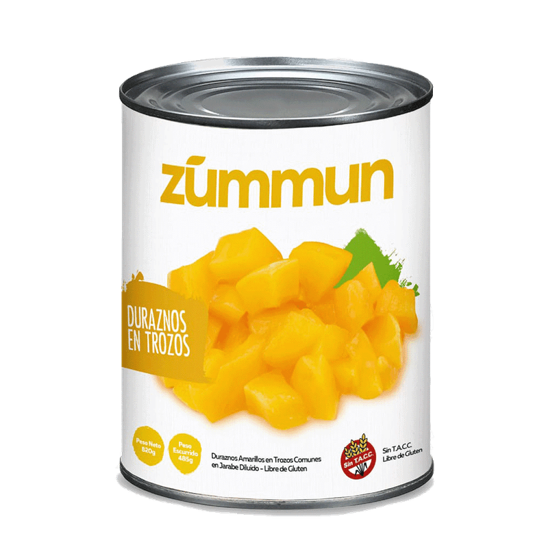 Duraznos ZUMMUN Trozo Lata 820g
