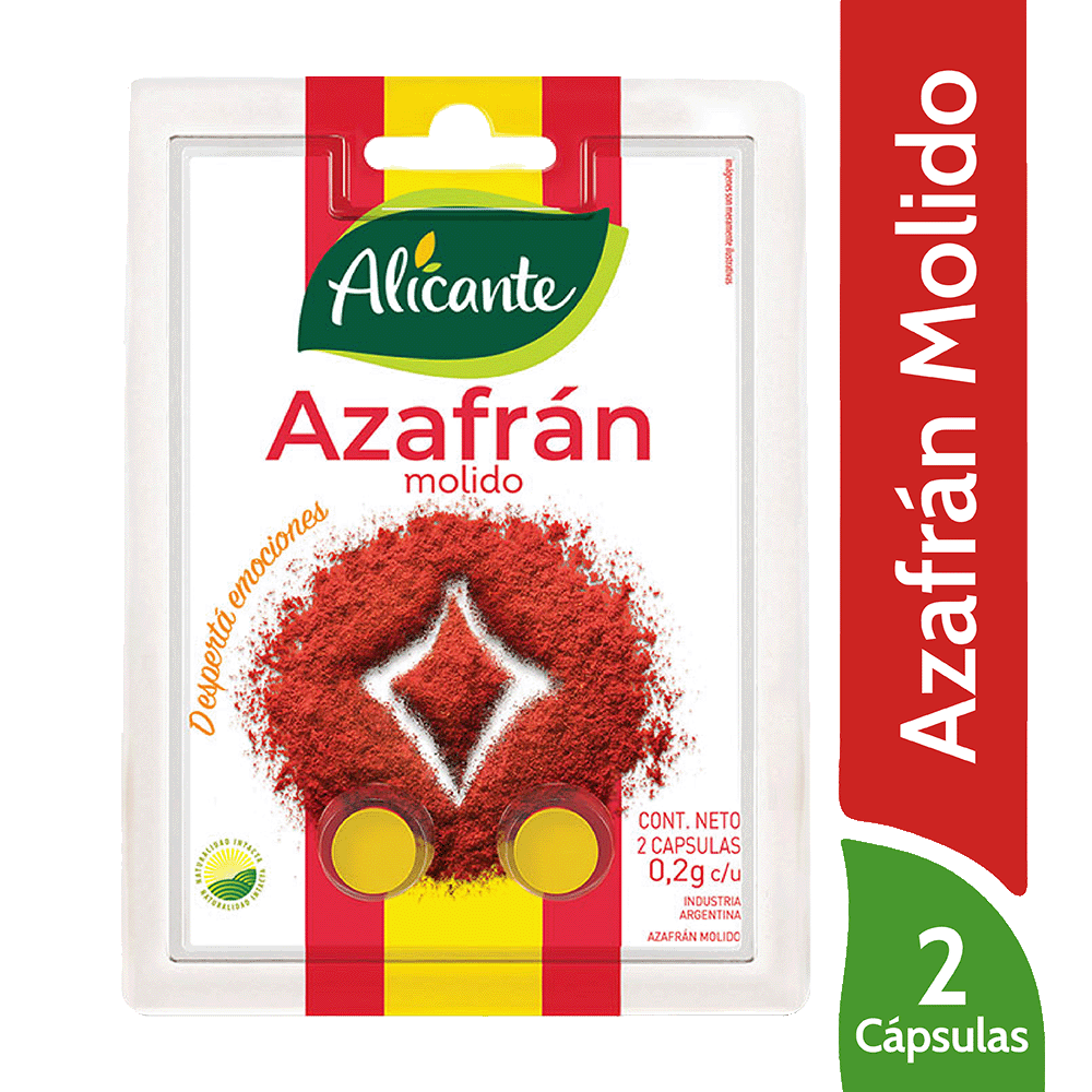 Azafrán Alicante Blister x 2 Uni