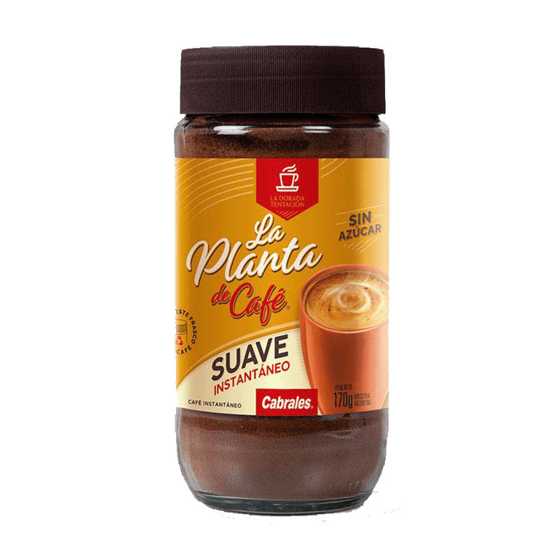 Cafe CABRALES LA PLANTA DE CAFE Frasco Suave 170g