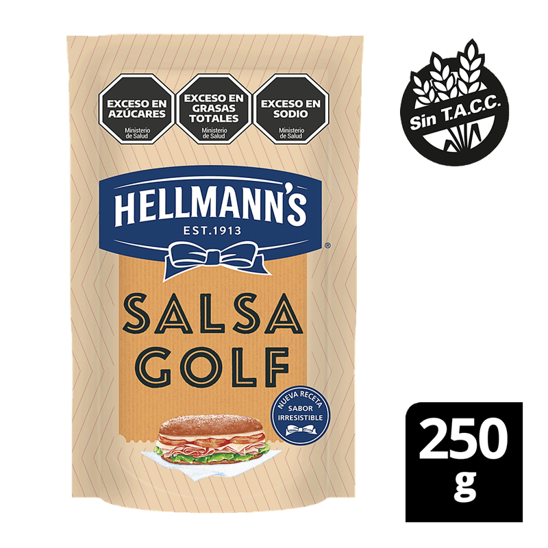 Salsa Golf HELLMANNS Sin Tacc Doy Pack 250g