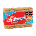 Galletitas MEDIA TARDE Sandwich Pack3 321