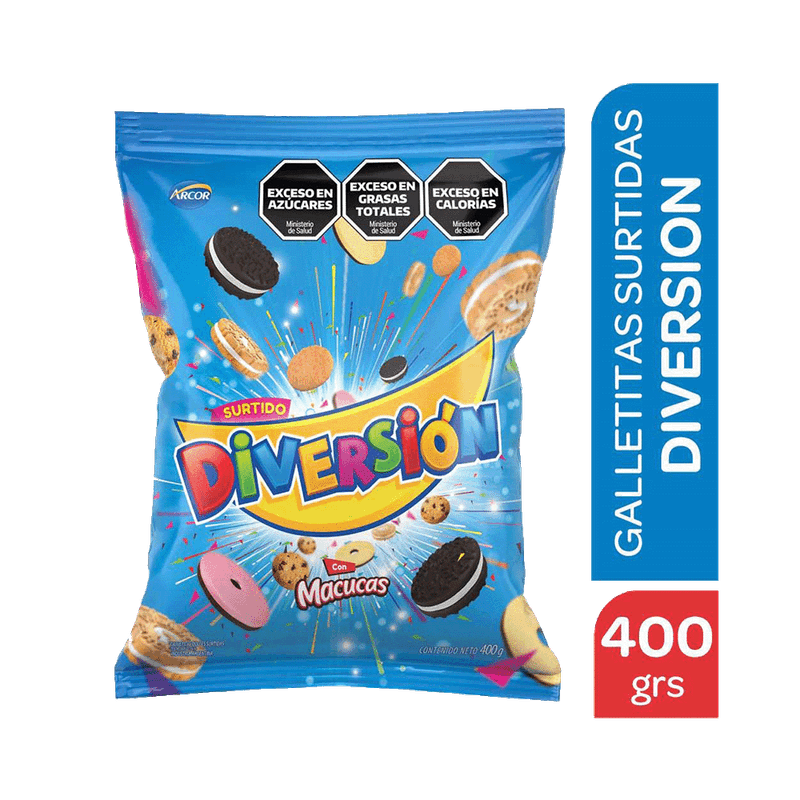 Galletitas DIVERSION Surtidas 400g