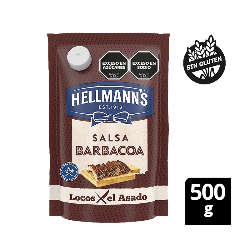 Salsa HELLMANNS Barbacoa Doy Pack 500g