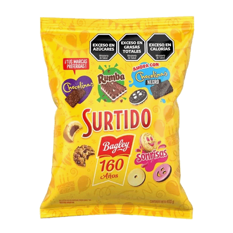 Galletitas BAGLEY SURTIDO 400g