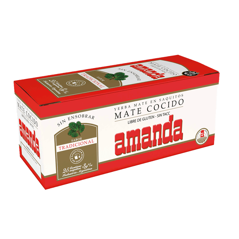 Yerba AMANDA Saquitos Sin Ensobrar 25u