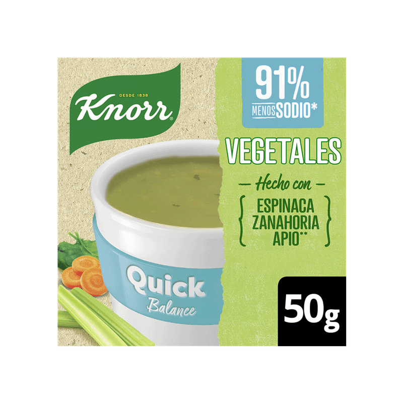 Sopa KNORR QUICK Balance Vegetales 5u