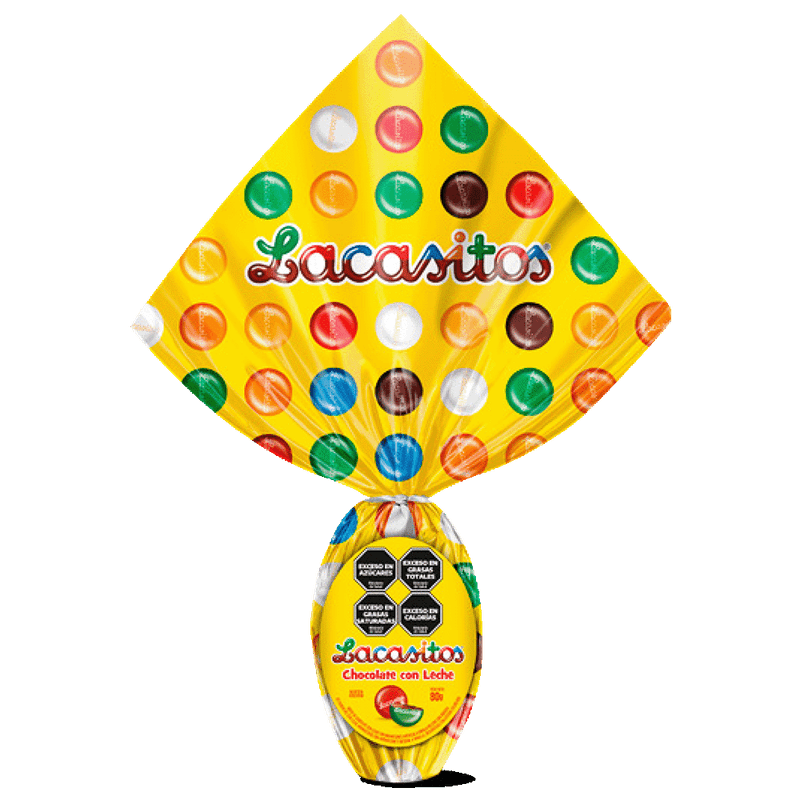Huevo Pascua LACASA Chocolate Con Lacasitos 80g
