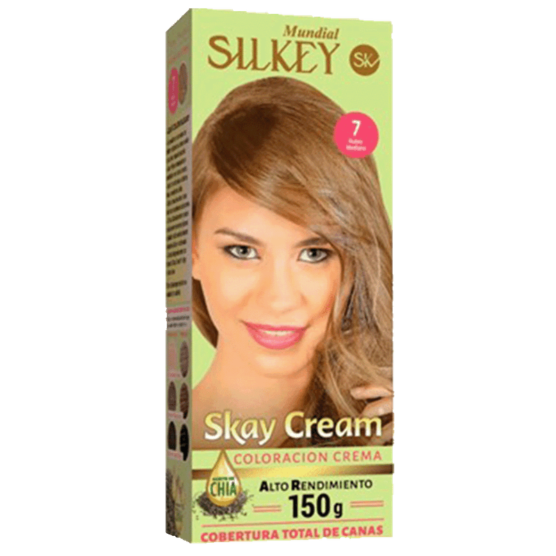 Tintura SILKEY Skay Cream 7 Rubio Medio 1u