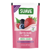 Jabon Liquido SUAVE Frutos Rojos 220ml