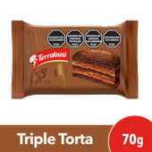 Alfajor TERRABUSI Triple TORTA Chocolate 70g