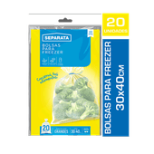Bolsa Freezer SEPARATA (30X40) 20u