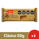 Alfajor TERRABUSI Chocolate Bandeja 6u