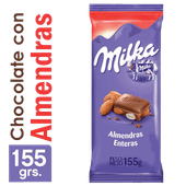 Chocolate MILKA Almendras Enteras 155g