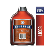 Licor Café Al Coñac CUSENIER Petaca 200cc