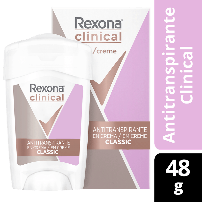Antitranspirante REXONA Barra Clinical Women 48g