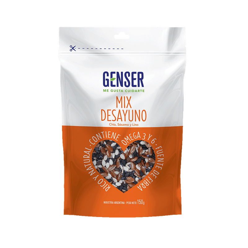 Semillas GENSER Mix Desayuno Doy Pack 150g