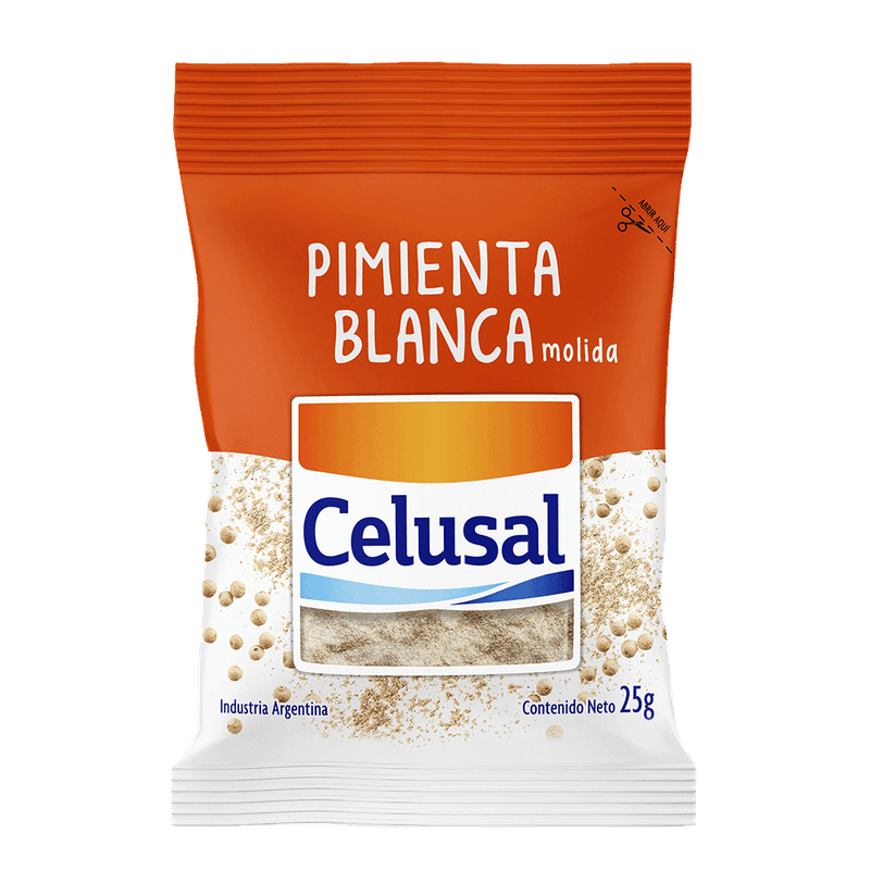 Especias CELUSAL Pimienta Blanca 25g