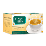 Té GREEN HILLS Manzanilla Ensobrados 20u