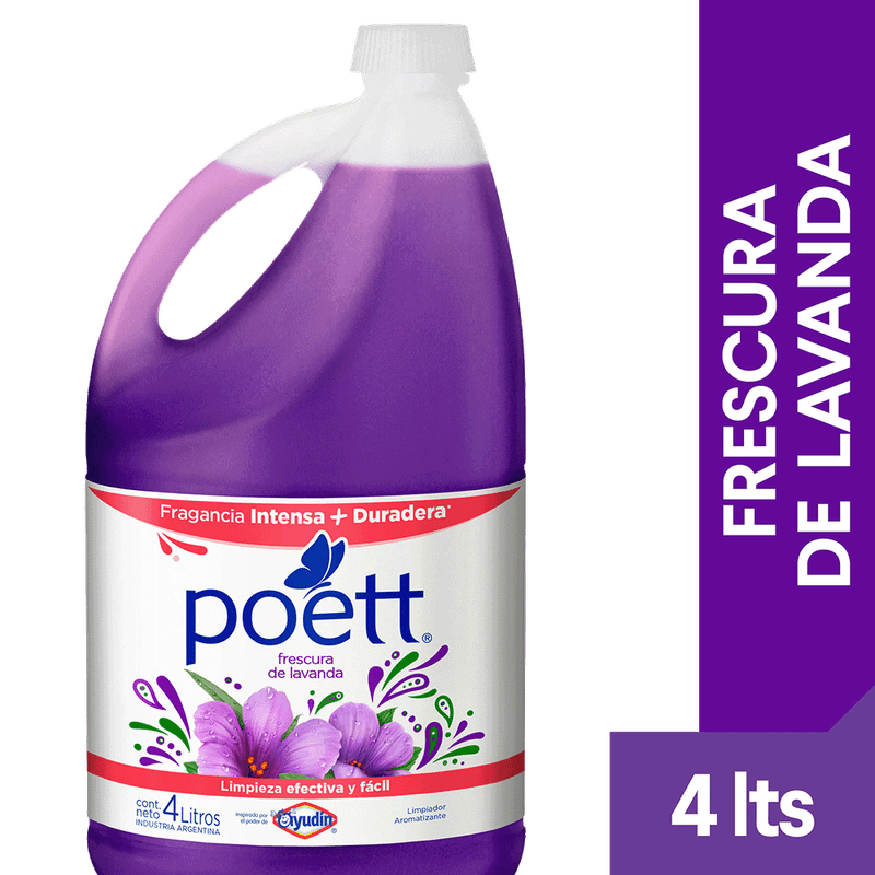 Limpiador Líquido POETT Lavanda 4L