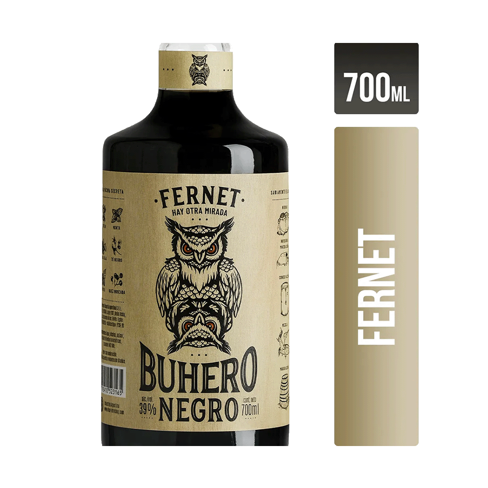 Fernet Buhero Negro x 700 ml