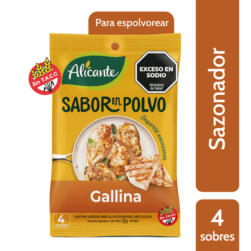 Sabor ALICANTE Polvo Gallina Flowpack 30g