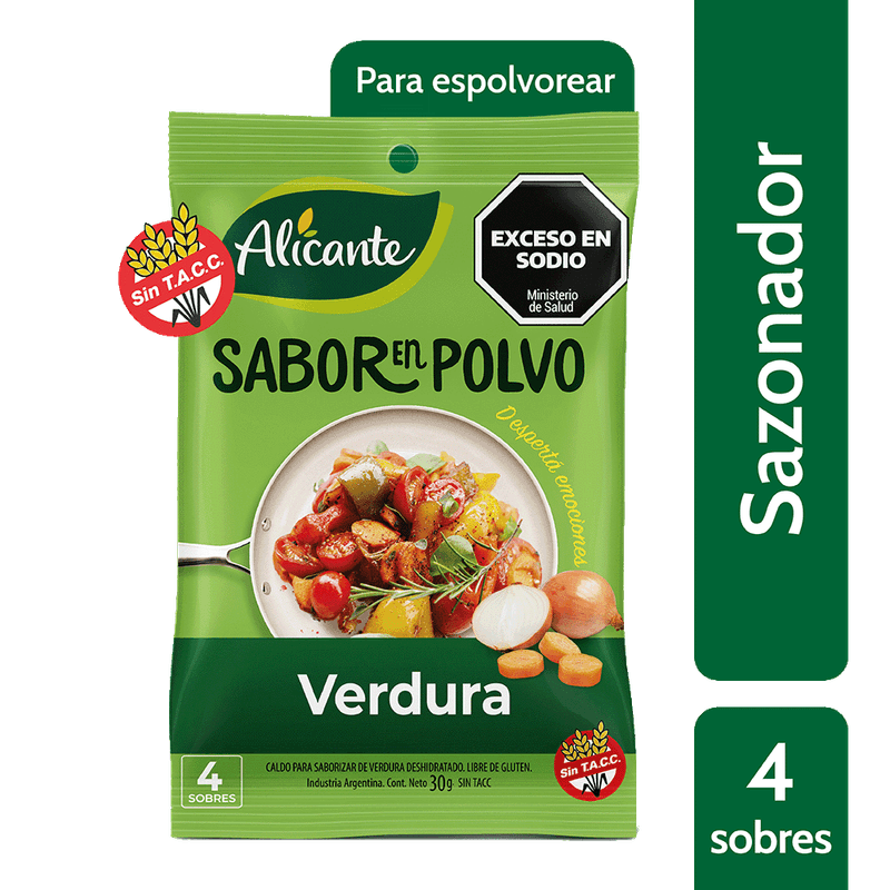 Saborizador ALICANTE Polvo Verdura Flowpack 30g
