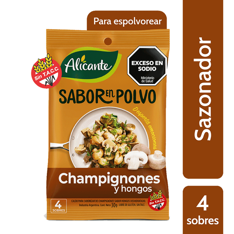 Saborizador ALICANTE Polvo Champiñon/Hongos 30g