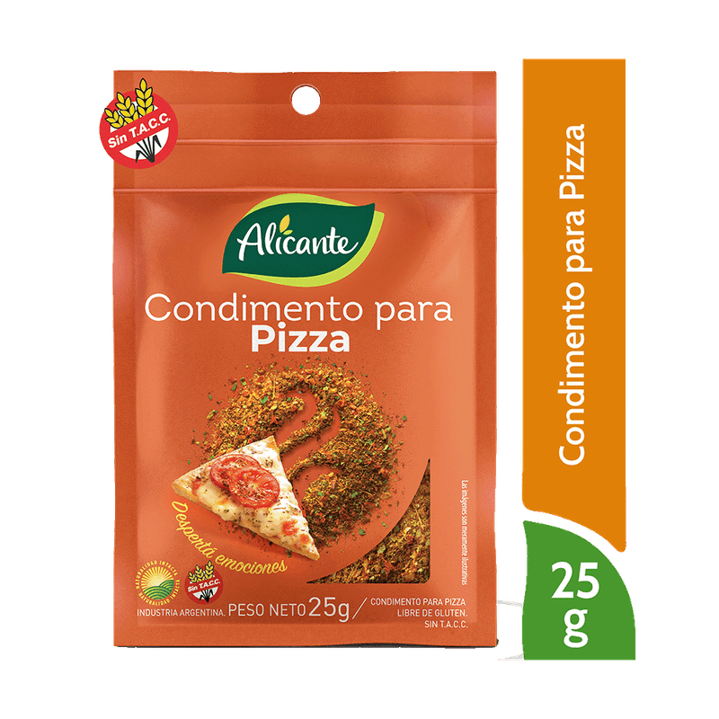 Condimento ALICANTE Para Pizza 25g