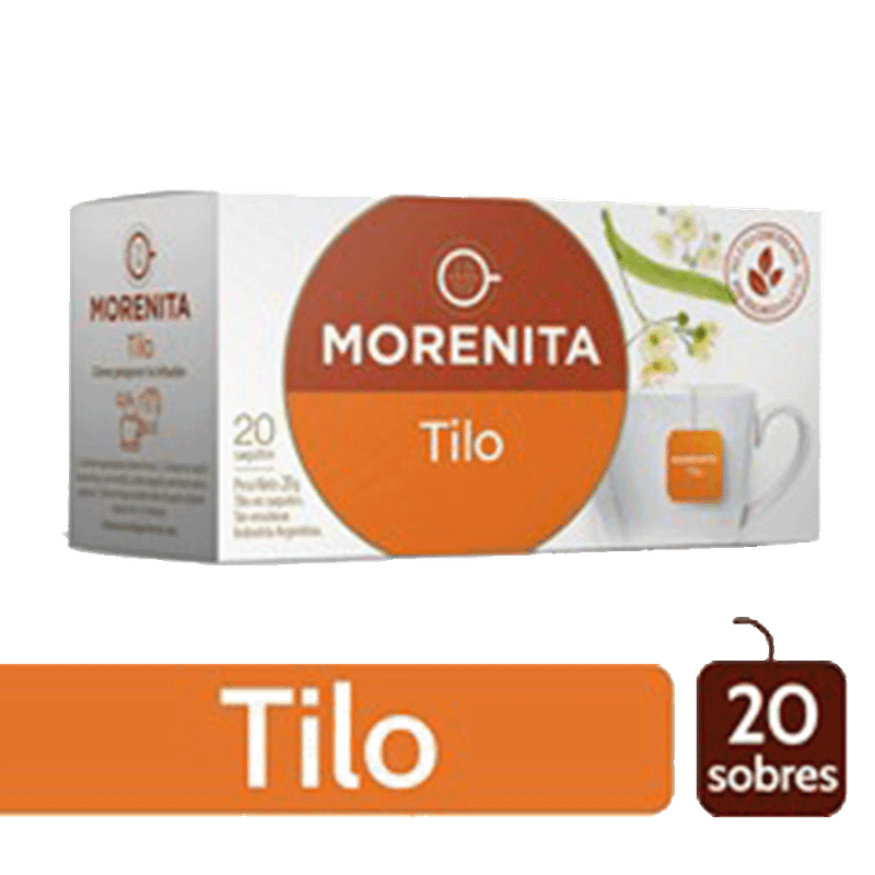 Té LA MORENITA Hierbas TILO MC Sin Sobre 20u
