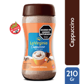 Cappuccino LA VIRGINIA Tradicional Frasco 210g
