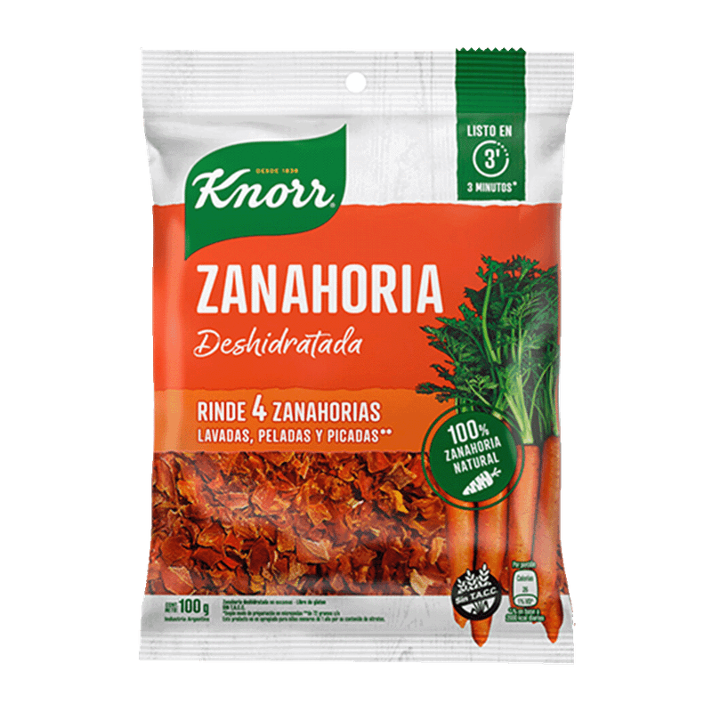Vegetales KNORR Deshidratados Zanahoria 100g