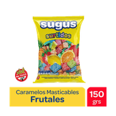 Caramelos SUGUS Plegados Frutales 150g
