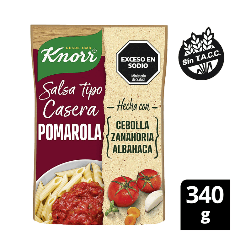 Salsa KNORR Pomarola Tradicional 340g
