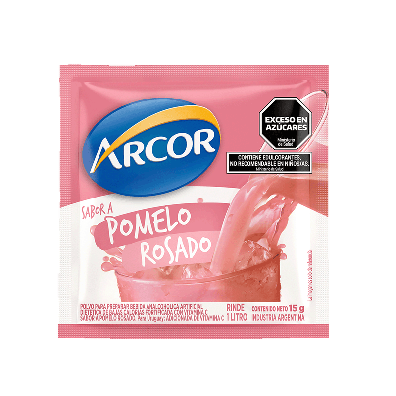Jugo ARCOR Polvo Pomelo Rosado 15g