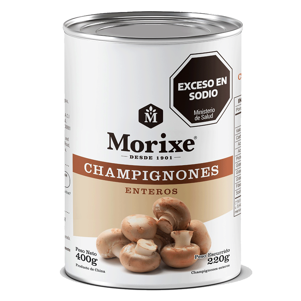 Champignones Enteros Morixe x 400 Gm