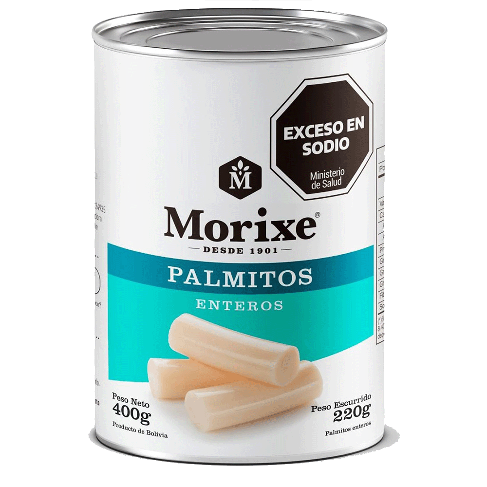 Palmitos Enteros Morixe x 400 gr