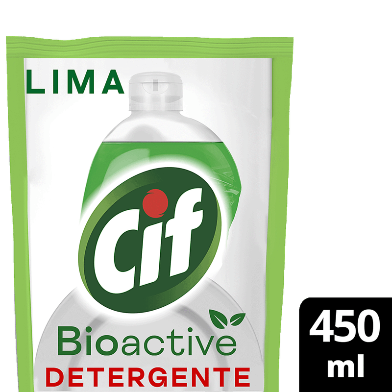 Detergente CIF Bioactive Lima Doy Pack 450c