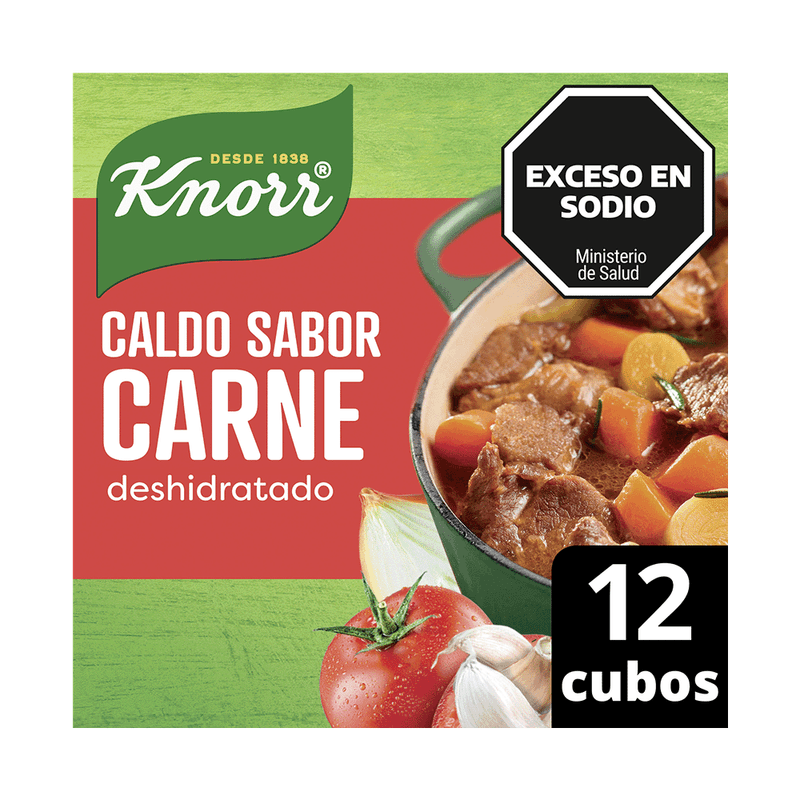 Caldo KNORR Carne 12u