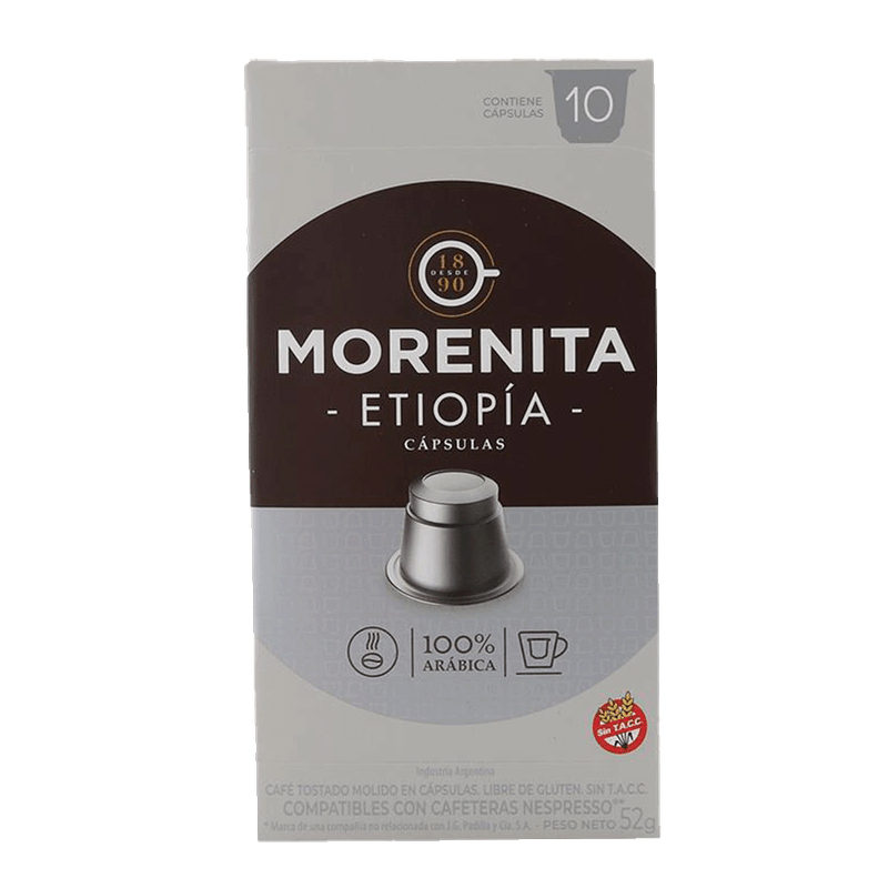 Capsula LA MORENITA Cafe Etiopia 10u