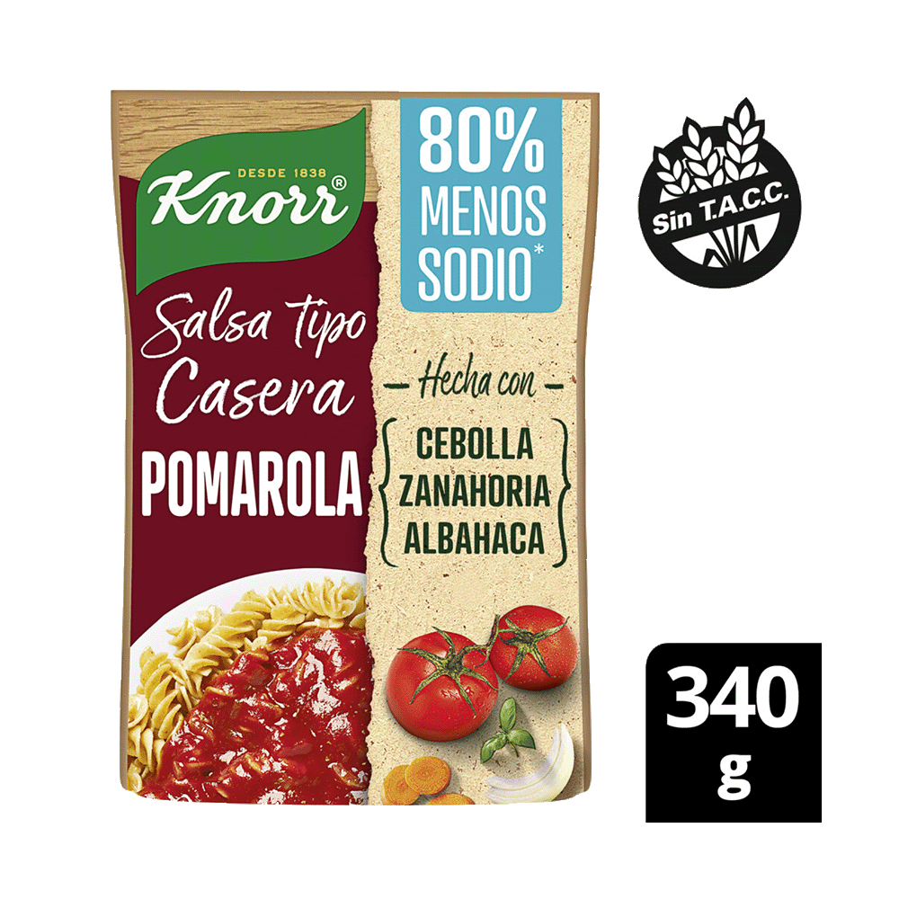 Salsa Knorr Balance Pomarola x 340 gr
