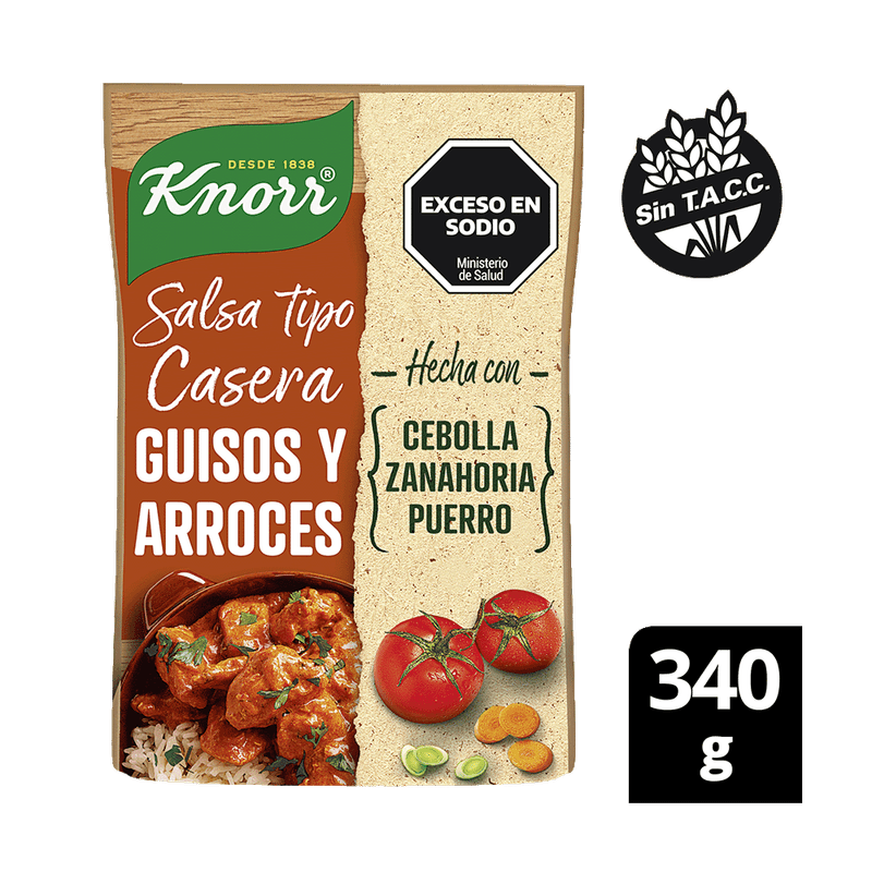 Salsa KNORR Guisos y Arroces 340g