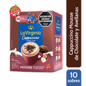 Cappuccino LA VIRGINIA Chocolate-Avellanas 10u