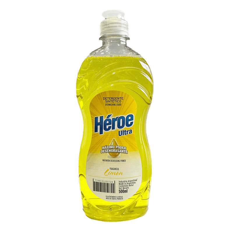 Detergente HÉROE Limon Ultra 500ml
