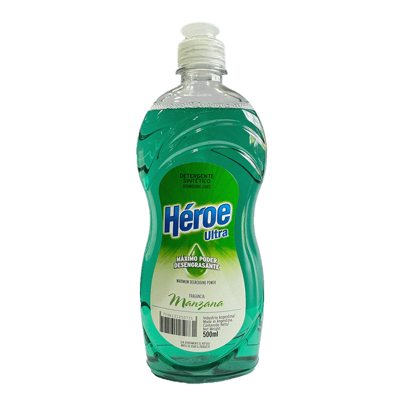 Detergente HÉROE Manzana Ultra 500ml