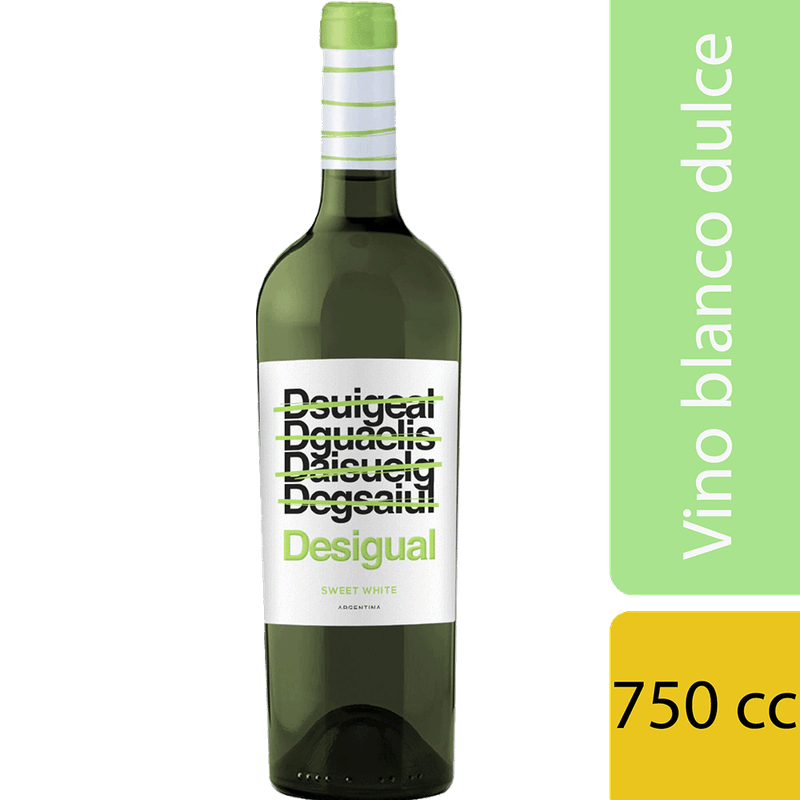 Vino DESIGUAL Blanco Dulce 750cc