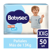 Pañales BABYSEC Ultrasoft XXG 50u