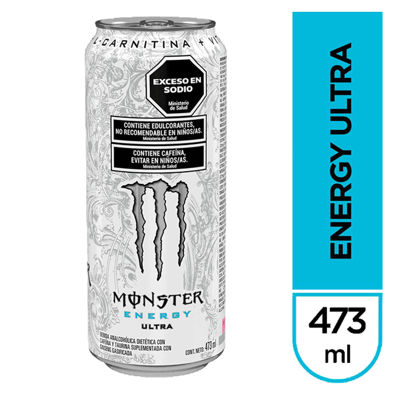 Bebida Energizante MONSTER Energy Ultra 473ml